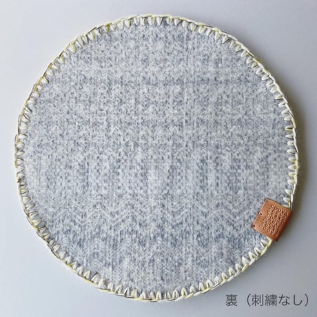 COOVAⒸ トライバルラグ [Φ35cm]  刺繍