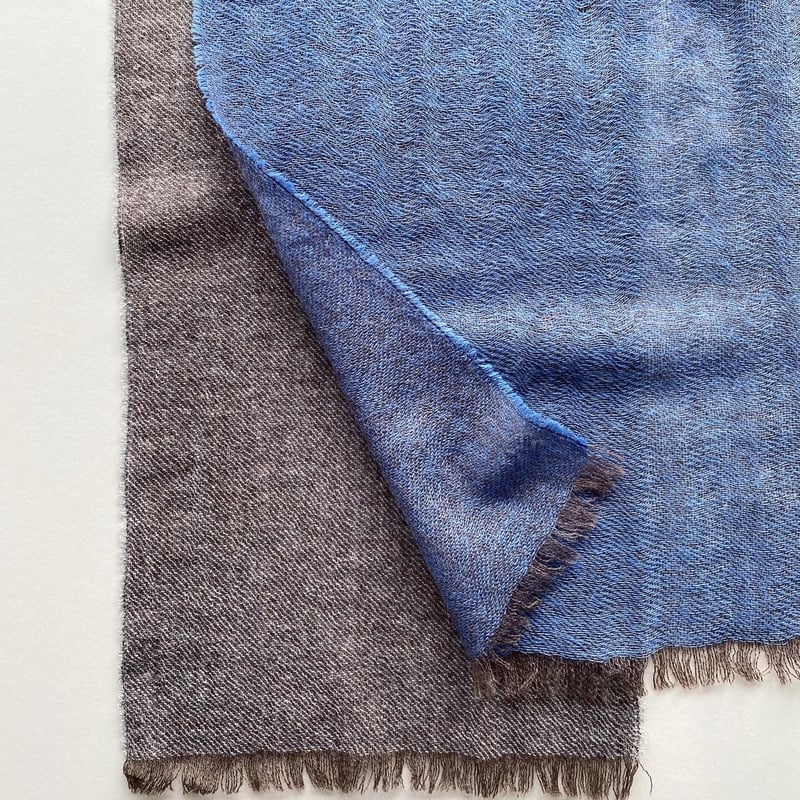 ウール/アルパカ/カシミヤのふたまたストール | COOVA ONLINE SHOP