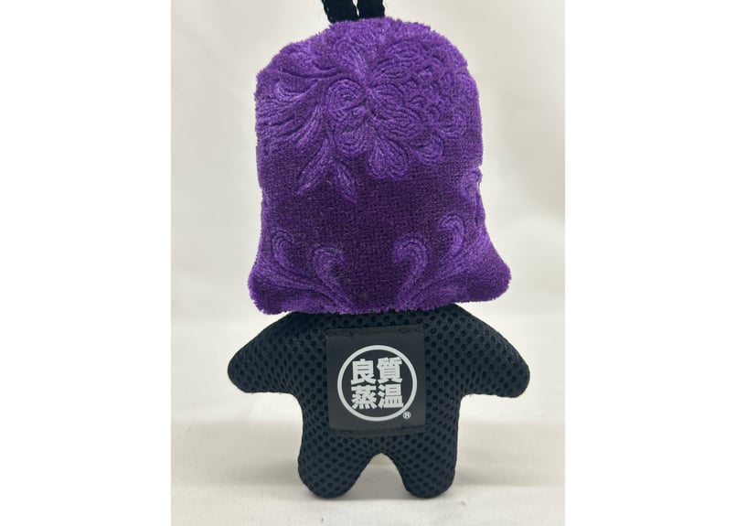 虚無僧君付 😊 ベロア生地 🟣パープル ハッキリ見える!! スモーク 小窓