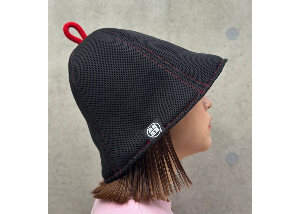 ハード ブラック 赤ステッチ ✓ダブル!! 次世代 3層構造 ポリエステル