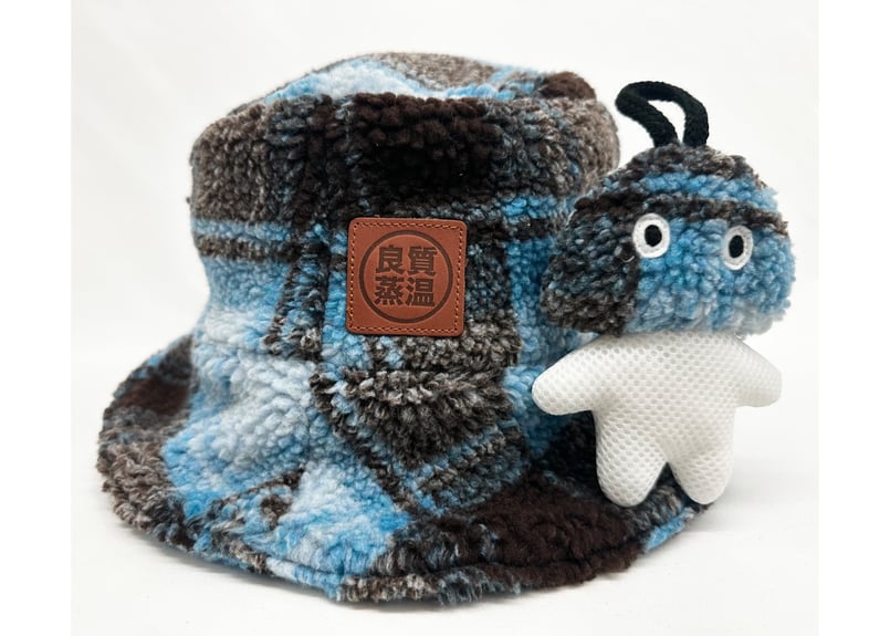 メッシュ君セット 🔵バケット サウナハット 🔵Bucket Sauna Hat