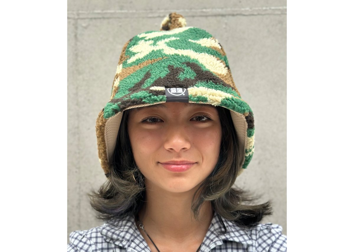 ベストサウナハット 迷彩ボア サコッシュ•メッシュ君セット 迷彩