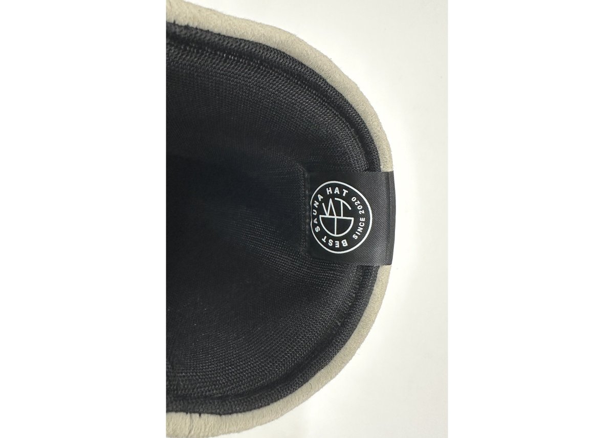 best sauna hat 刺繍入り! レッド Lサイズ Sauna hat simple red