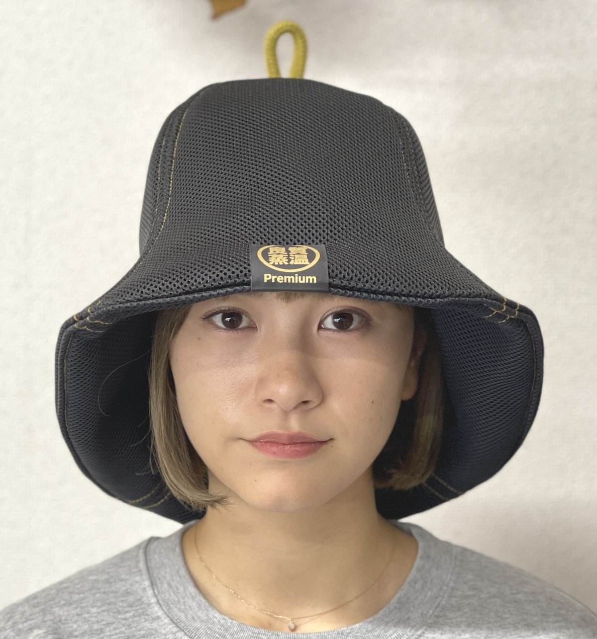 ベストサウナハット　トリプル　3層　良質蒸温 グレー迷彩 トリプル!! 超特大🔴Lサイズ! 3枚重 ✓次世代 3層
