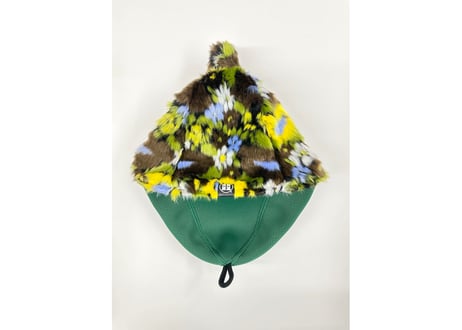 全 4色あり 🌼 フラワー 🌼 フェイクファー 素材 次世代 3層構造 ポリエステル・メッシュ素材 サウナハット リバーシブル オリジナル商品 男女兼用 ゆったり