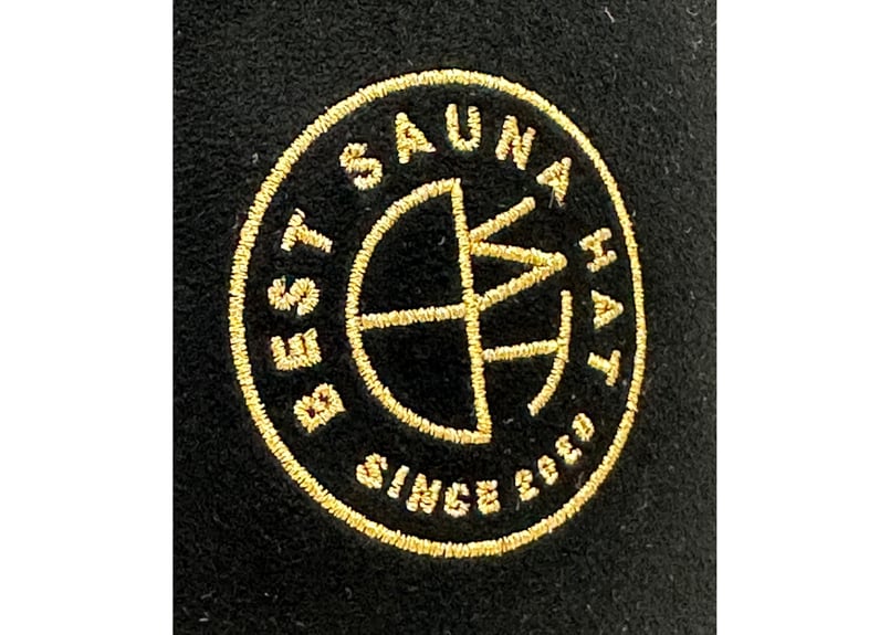 全 3種あり ⚫良質蒸温⚫ 金 刺繍入り! ブラック厚手 凄い断熱性 L