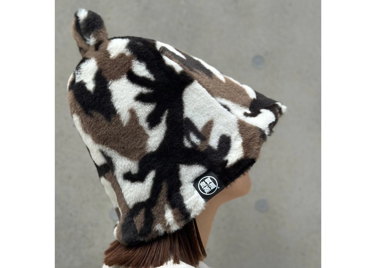 迷彩 フェイクファー素材 次世代 3層構造 ポリエステル・メッシュ素材