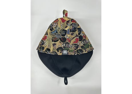👘 着物生地 👘 和柄 トリプル仕立て! 3枚重ね 厚手メッシュ! ✅メッシュ素材 サウナハット  Japanese pattern