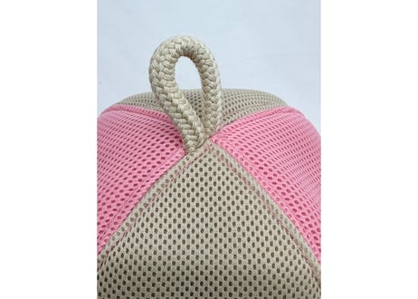 ピンク 🌸バイカラーハード2枚重ね🌸 ダブル!! 次世代 3層構造 ポリエステル・メッシュ素材 大サイズ! サウナハット リバーシブル オリジナル商品 男女兼用 ゆったり