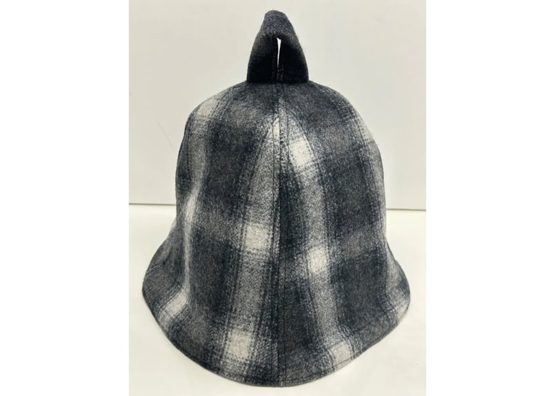 ベストサウナハット フェイク レザー 厚手 Lサイズ ポリエステル・メッシュ素材 ハード ネイビー＆レッド✓ダブル!! 次世代 3層構造