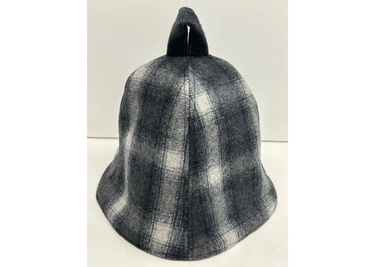 チェック柄✓ メルトン ウール & 次世代 3層構造 ポリエステル