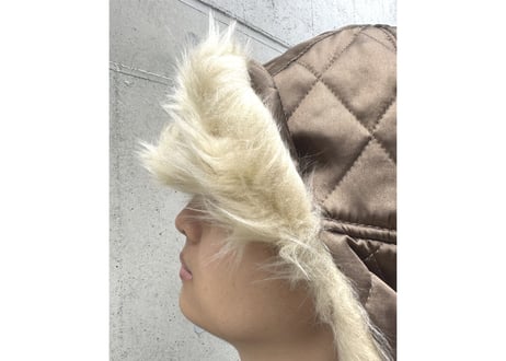 新パイロット・キャップ型 サウナハット フェイクファー＆キルト 素材 ✅次世代 3層構造 厚手 メッシュ素材 サウナハット 男女兼用