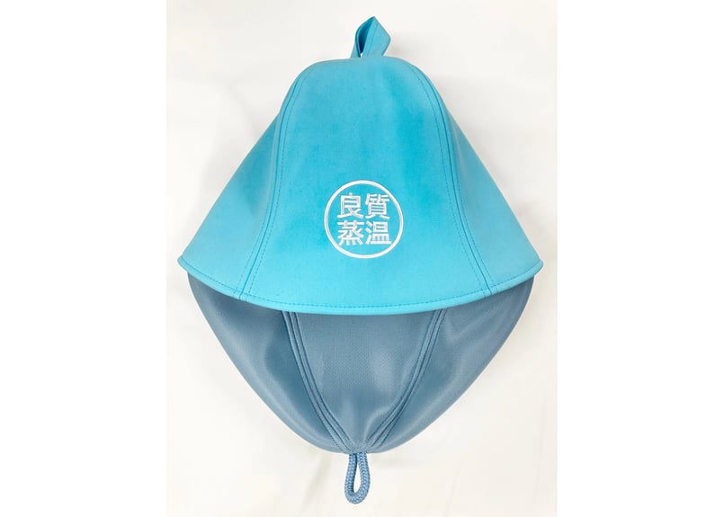 ベストサウナハット フェイクスエードマイクロファイバー ライトブルー　サイズＬ ベストサウナハット フェイクスエードマイクロファイバー ライト