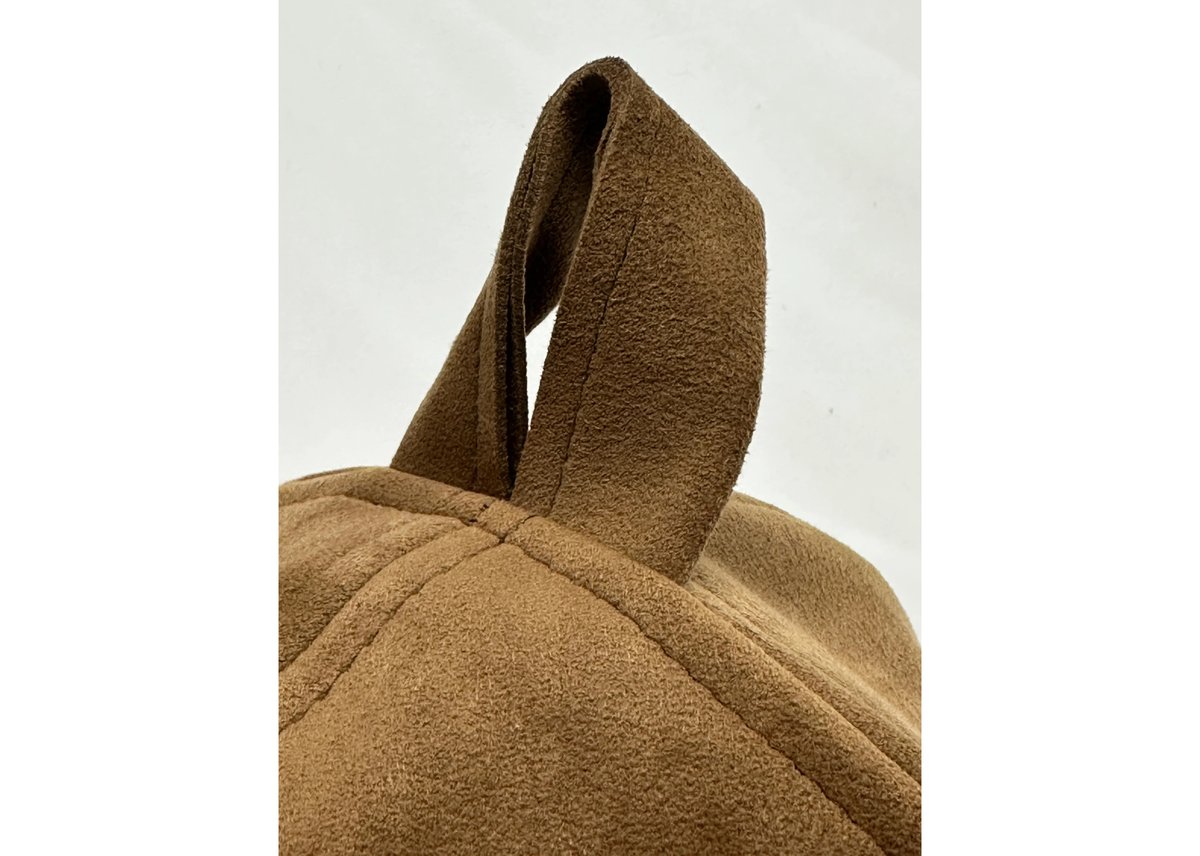 🔴良質蒸温🔴 刺繍入り! キャメル 凄い断熱性 Lサイズ✓フェイク