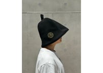 全 3種あり ⚫良質蒸温⚫ 金 刺繍入り! ブラック厚手 凄い断熱性 Lサイズ✅フェイクスエード マイクロファイバー & 次世代 3層構造 ポリエステル・メッシュ素材 特大サイズ! サウナハット