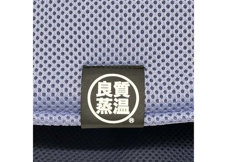 🟣 ハード ラベンダー ステッチ 裏ネイビー✅ダブル!! 次世代 3層構造 ポリエステル・メッシュ素材 特大サイズ! サウナハット リバーシブル オリジナル商品 男女兼用 ゆったり