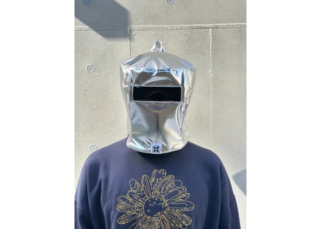 Silver & Gold 全 2色あり ハッキリ見える!! スモーク 小窓付 ハード ✅フルフェイス 世界初! Sauna Armor 虚無僧君メッシュ ✅ サウナハット