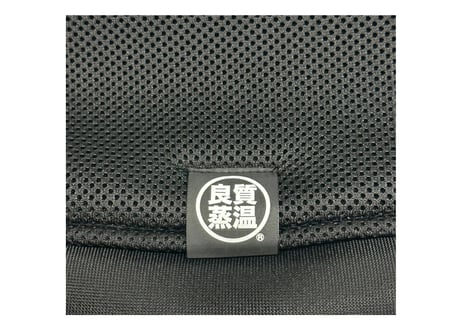 ⚫真っ黒⚫ 厚手 2枚重ね ツルツル✅ダブル!! 次世代 3層構造 ポリエステル・メッシュ素材 大サイズ! サウナハット リバーシブル オリジナル商品
