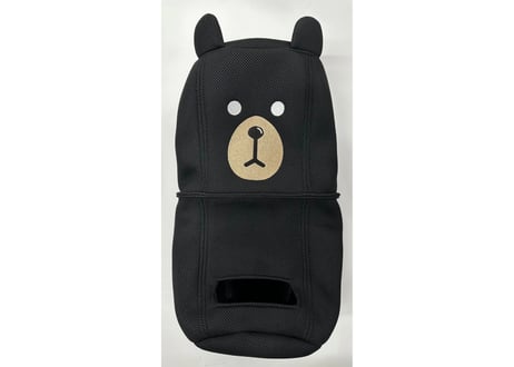 🐻‍全刺繍! 強化 両面厚手メッシュ!! クマ 🐻‍ 2色あり 黒熊 白熊! Sauna Armor ハード&ハード  虚無僧君メッシュ ✅ダブル!! フルフェイス 3層構造 サウナハット