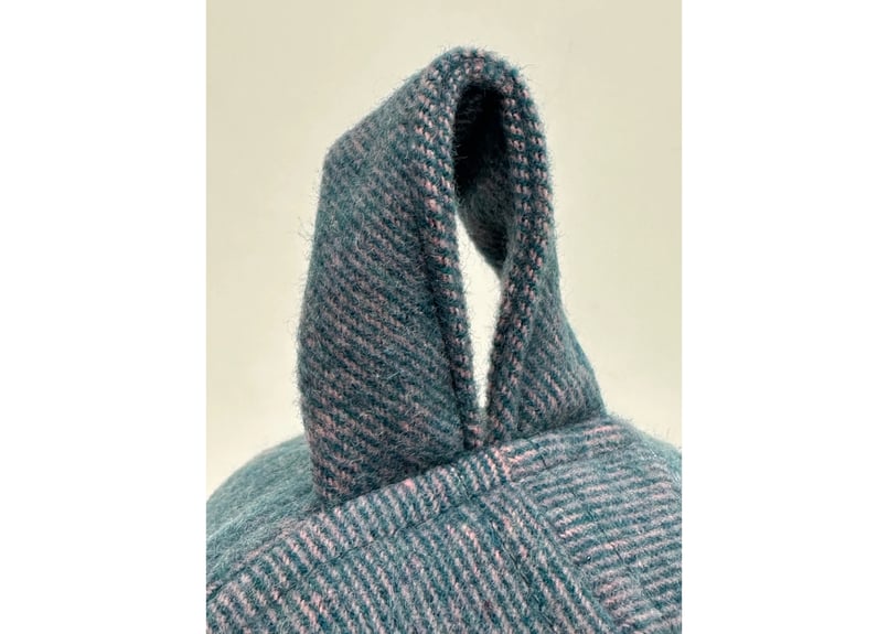 ブルー イタリア製 ウール & メッシュ素材 特大サイズ ベストサウナハット CATEGORY ダブルメッシュサウナハット | ベストサウナハット®