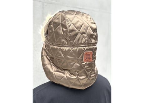 新パイロット・キャップ型 サウナハット フェイクファー＆キルト 素材 ✅次世代 3層構造 厚手 メッシュ素材 サウナハット 男女兼用