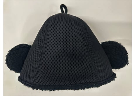 Earmuffs Sauna Hat 😊 耳当て付き!! 取り外し可能 遮熱性最高 ボア素材 ✅Mサイズ メッシュ素材 サウナハット 男女兼用 ゆったり