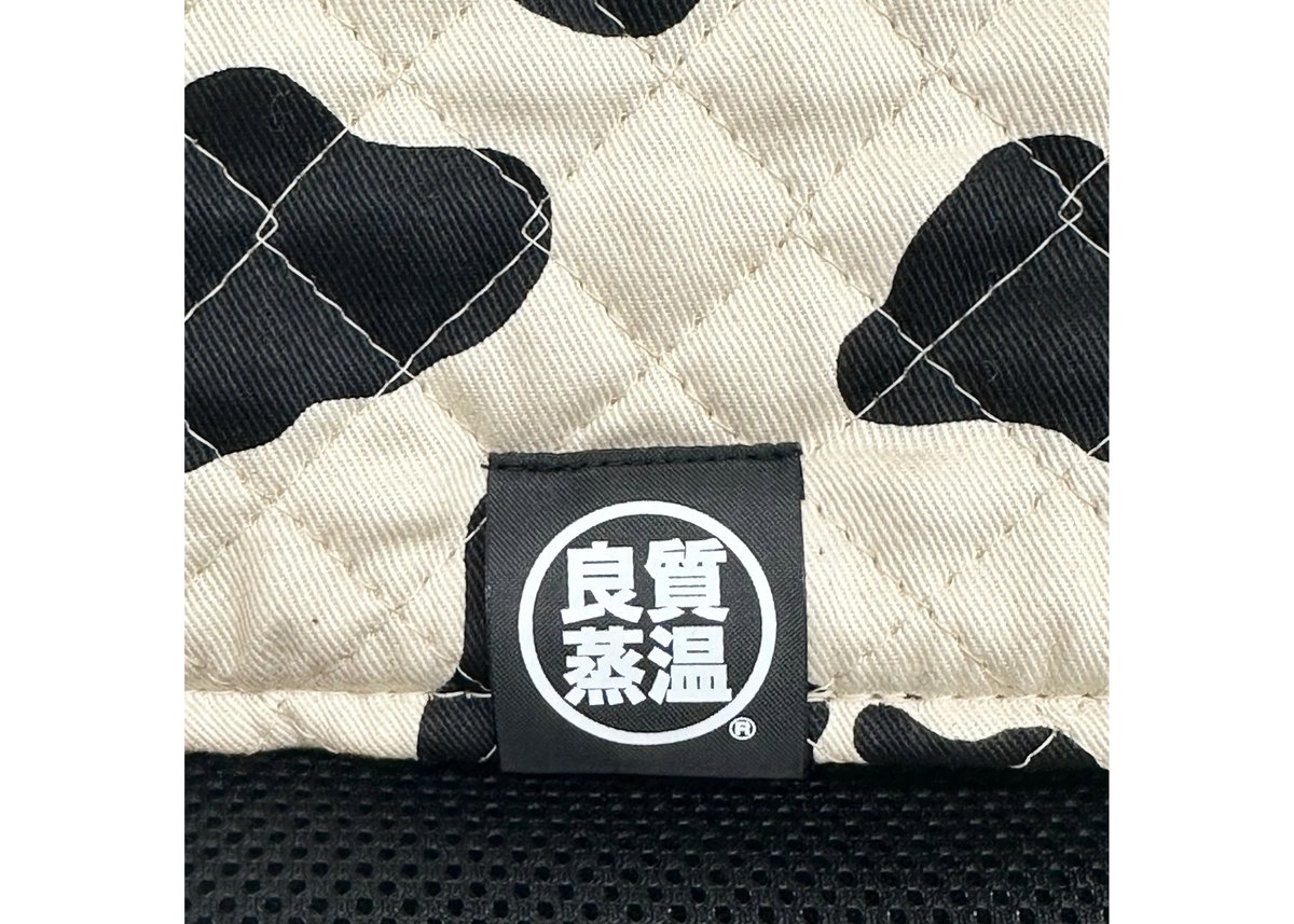 牛 🐄 キルト Meets ✓次世代 3層構造 厚手 メッシュ素材 サウナハット