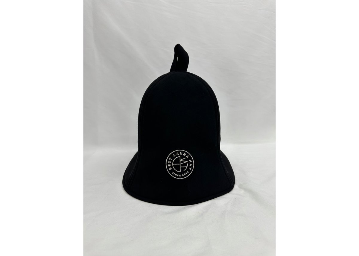 EN×BSH サウナハット 黒 刺繍 限定 コラボ おまけ付 希少 全 2種あり ⚫best sauna hat⚫ 金 刺繍入り! ブラック厚手 凄い断熱性