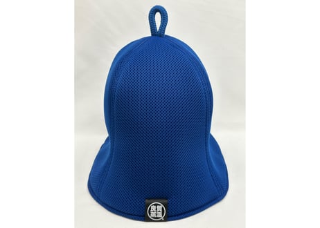 🔵 ハード ブルー＆レッド 🔴 ダブル!! 次世代 3層構造 ポリエステル・メッシュ素材 特大サイズ! サウナハット リバーシブル オリジナル商品 男女兼用 ゆったり