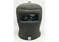 4色あり ハッキリ見える!! スモーク 小窓付 ハード＆ハード ✅次世代 世界初! Sauna Armor ブラック 虚無僧君メッシュ ✅ 次世代 3層構造 メッシュ素材 サウナハット  コサック風