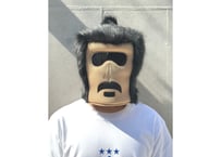 ハッキリ見える!! スモーク サングラス窓付 ハード ✅フルフェイス 世界初! Sauna Armor 虚無僧君メッシュ ✅ サウナハット