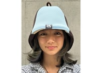 茶 ライトブルー 🔵バイカラーハード2枚重ね ✅ダブル!! 次世代 3層構造 ポリエステル・メッシュ素材 大サイズ! サウナハット リバーシブル オリジナル商品 男女兼用 ゆったり