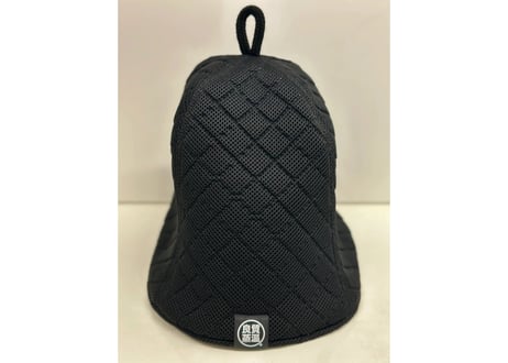 エンボス加工 BSH 別注品 ハード 2枚重ね ✅ダブル!! 次世代 3層構造 ポリエステル・メッシュ素材 大サイズ! サウナハット リバーシブル オリジナル商品 男女兼用 ゆったり