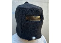 ハッキリ見える!! ブラック ボア! スモーク 小窓付 ハード ✅フルフェイス 世界初! Sauna Armor 虚無僧君メッシュ ✅ 次世代 3層構造 メッシュ素材 サウナハット