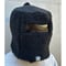 ハッキリ見える!! 最強 ブラック ボア! スモーク 小窓付 ハード ✅フルフェイス 世界初! Sauna Armor 虚無僧君メッシュ ✅ 次世代 3層構造 メッシュ素材 サウナハット