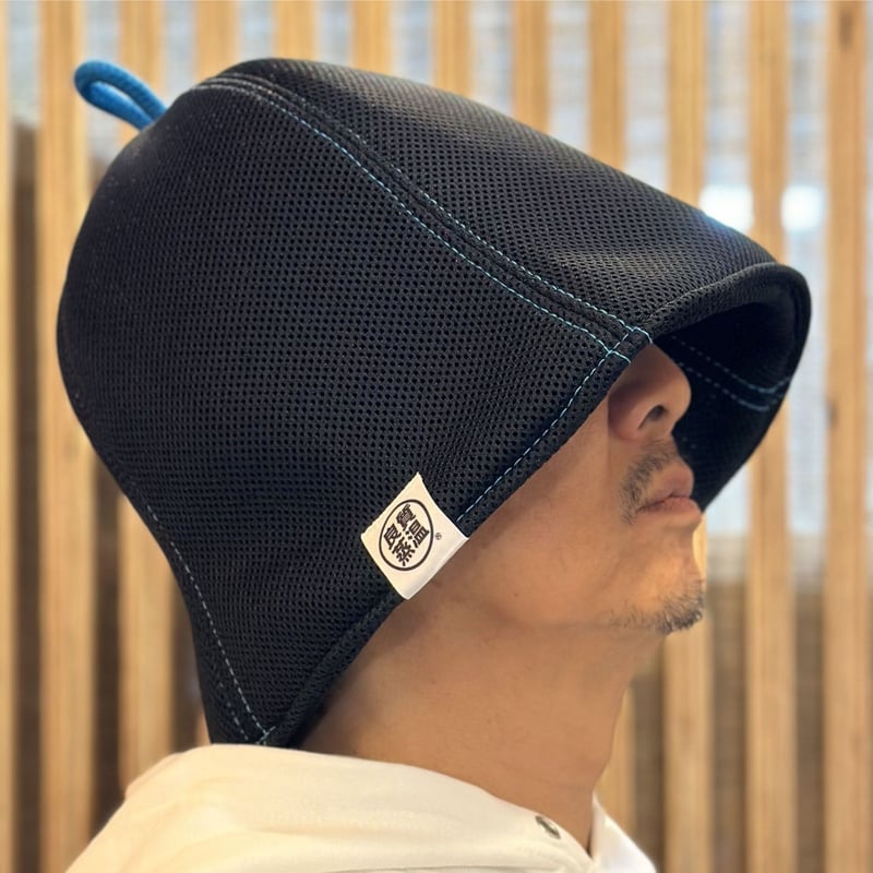 ベストサウナハット×サウナ東京 素晴らしき ととのんハット 裏地ブルー① 