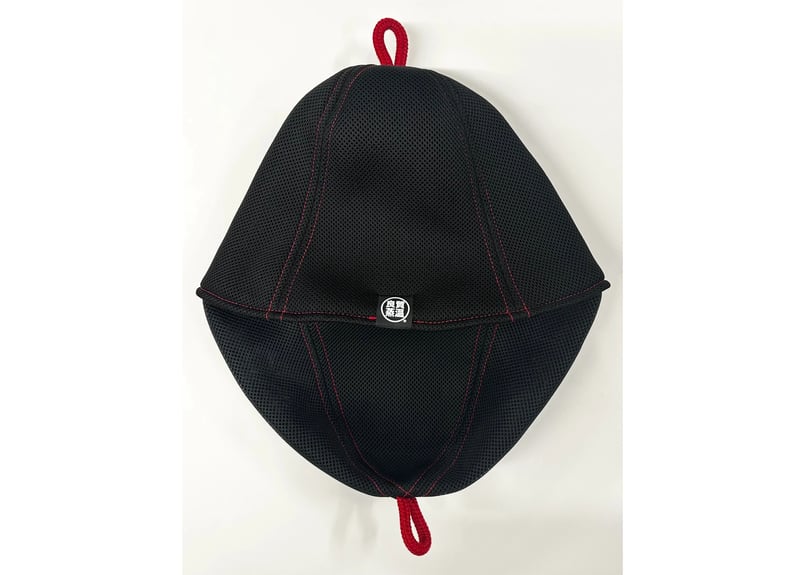 ハード ブラック 赤ステッチ ✓ダブル!! 次世代 3層構造 ポリエステル