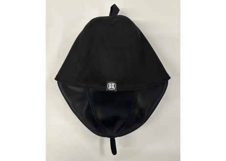 Mサイズ & Lサイズ  ⚫シンプルデザイン⚫ ブラック厚手 凄い断熱性 ✅フェイクスエード マイクロファイバー & 次世代 3層構造 ポリエステル・メッシュ素材 サウナハット