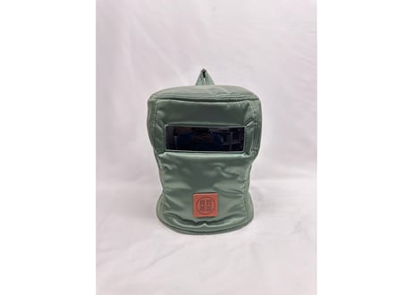 スモーク窓 虚無僧サウナハット 🟢🟠 フライトジャケット MA-1 風 🟠🟢 中綿 軽量 メッシュ セージグリーン ダブル ポリエステル・メッシュ素材 最強 サウナハット