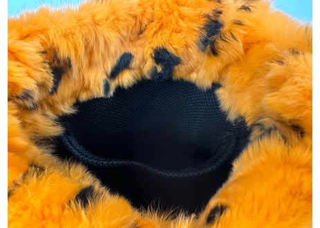 🔴残り 各 2個🔴 全 2色あり ウサギの毛皮 本革 サコッシュ（ショルダーバッグ）BSH オリジナル商品 メッシュ トート バッグ