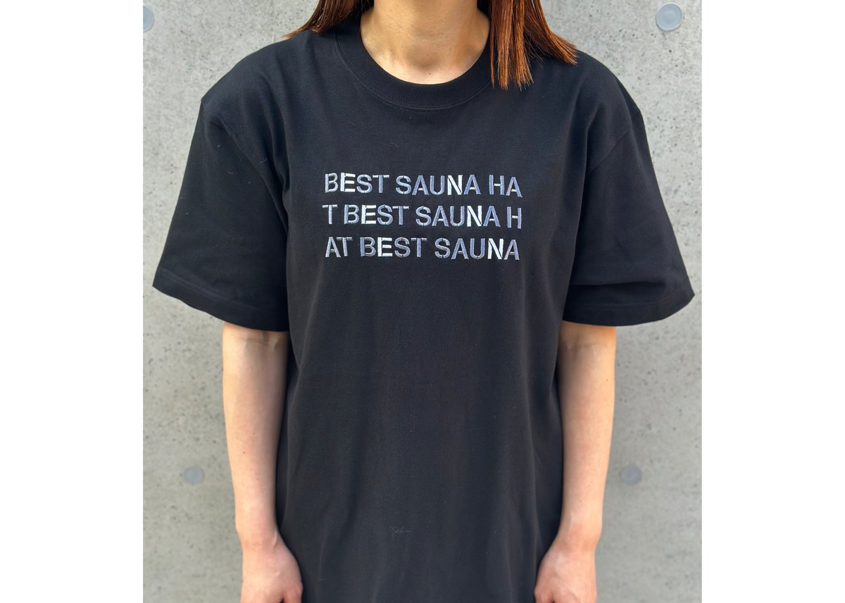 EN×ベストサウナハット コラボ 豪華刺繍 T-シャツ ✓ベスト