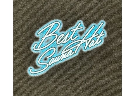 T-シャツ ⚫New デザインロゴ⚫ ヴィンテージ 加工 Best Sauna Hat ✅ベストサウナハット オリジナル D-FACTORY製