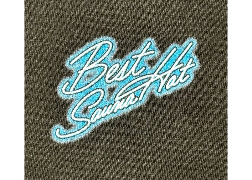 T-シャツ ⚫New デザインロゴ⚫ ヴィンテージ 加工 Best Sauna Hat