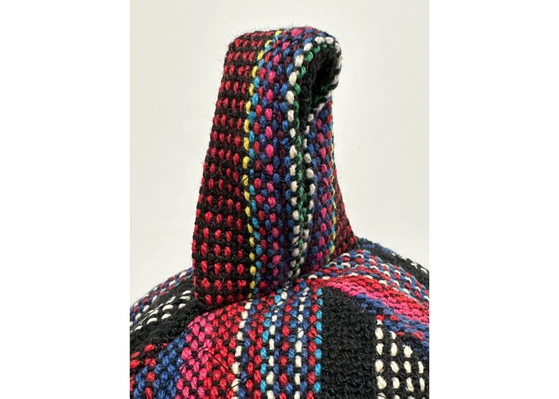 【新品未使用】良質蒸温　ベストサウナハット　ネイビーメキシカン柄キルト 美品】ベストサウナハット メキシカンキルト 良質蒸温 - バス