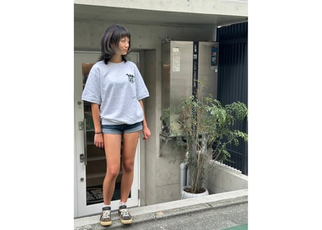 BSH メッシュ君  刺繍 8.2オンス ショートスリーブ スウェット（裏パイル）ベストサウナハット オリジナル United Athle