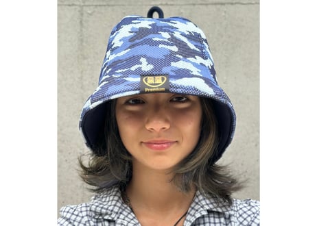 迷彩 トリプル!! 2色 超特大🔴Lサイズ! & Mサイズ! 3枚重 ✅次世代 3層構造 ポリエステル・メッシュ素材 サウナハット リバーシブル オリジナル商品 男女兼用 ゆったり