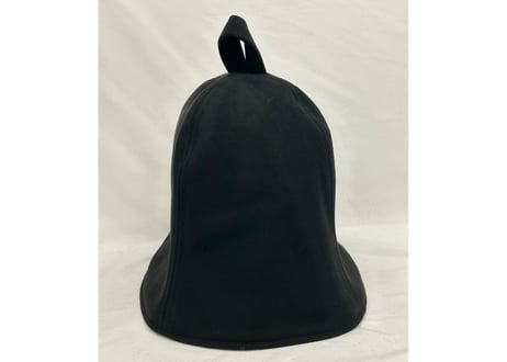 Mサイズ & Lサイズ  ⚫シンプルデザイン⚫ ブラック厚手 凄い断熱性 ✅フェイクスエード マイクロファイバー & 次世代 3層構造 ポリエステル・メッシュ素材 サウナハット