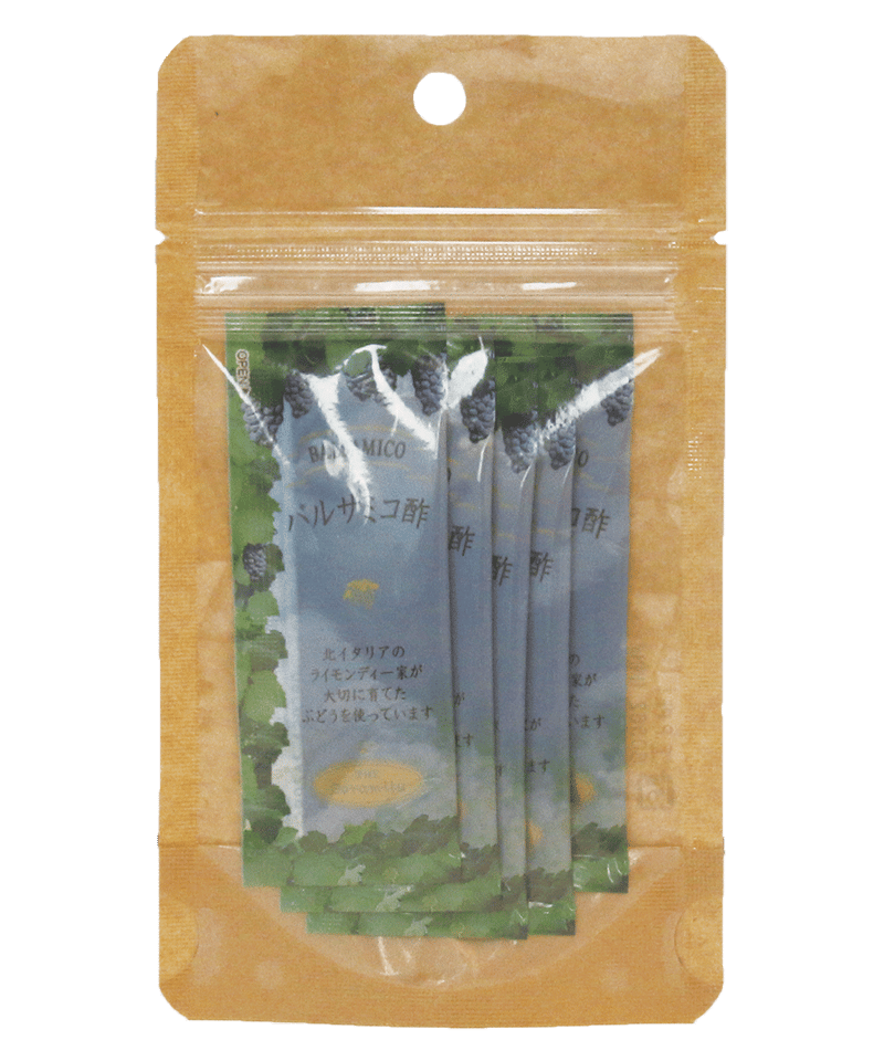 モデナ産バルサミコ酢 ポーションパック 3.3ml x 5個パック | Soramitu Shop