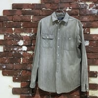 RALPH LAUREN GREY CHAMBRAY WORK SHIRT