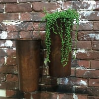 OLD STEEL PLANTER